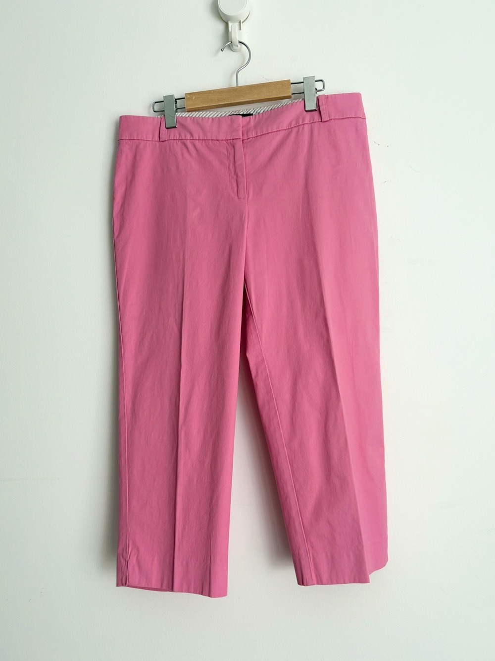 Talbots Tailored Fit Pink Cropped Pants Preppy 12P